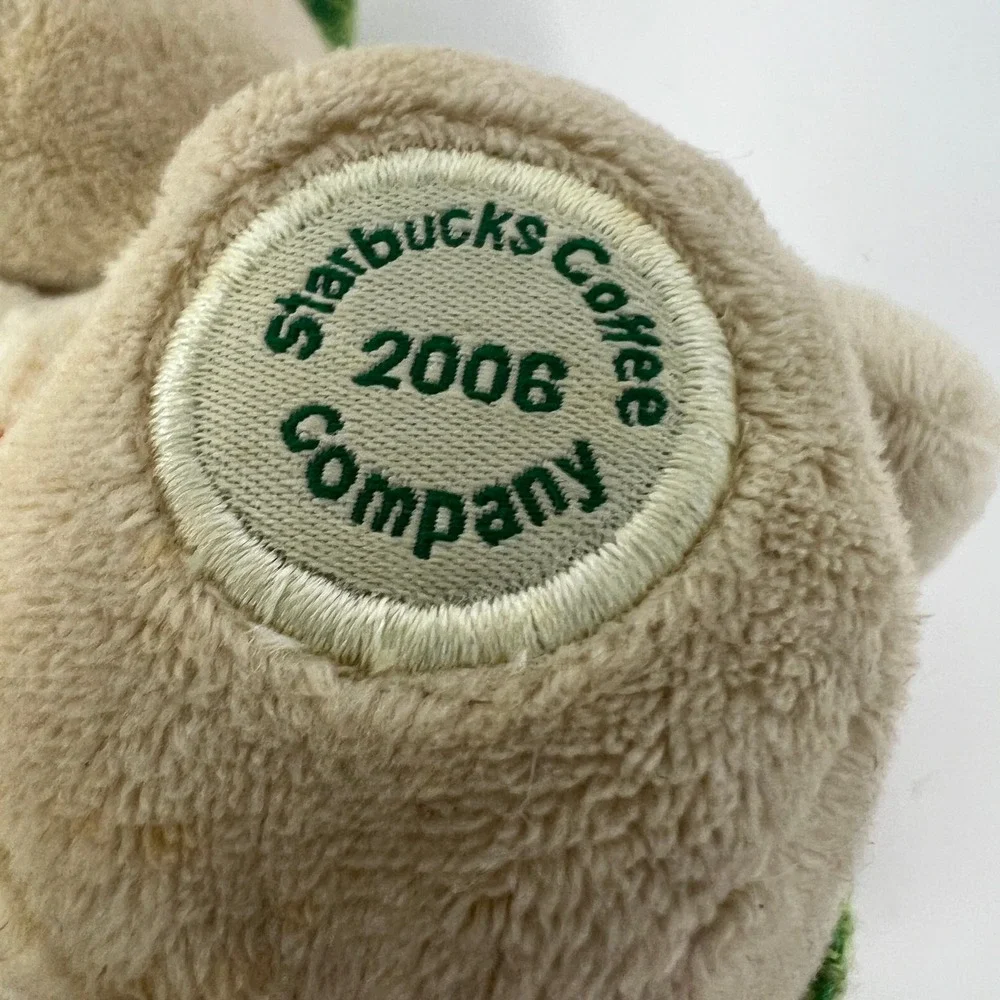 Starbucks‎ Bearista Plush 2006 Golf Theme 50th Edition Tan Green Hat 9
